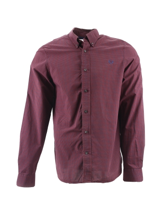 Fred Perry Overhemd Rood 611909
 Maat L
 