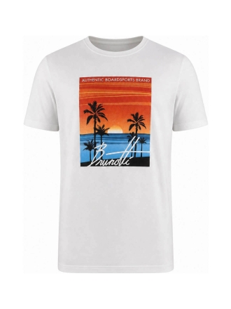 Brunotti T-shirt Wit 612433
 Maat L
 