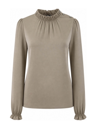 Summum Blouse Beige 612640
 Maat 42
 