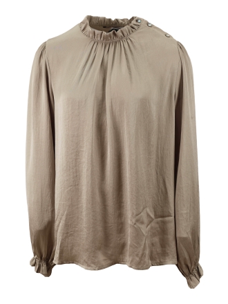 Summum Blouse Beige 612640
 Maat 42
 