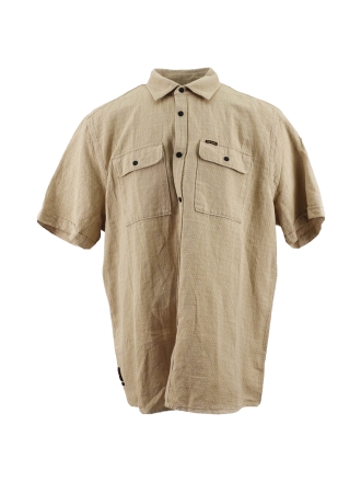 PME Legend Overhemd Beige 612711
 Maat 3XL
 