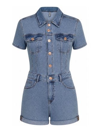 Kids Only Jumpsuit Blauw 612716
 Maat 140
 