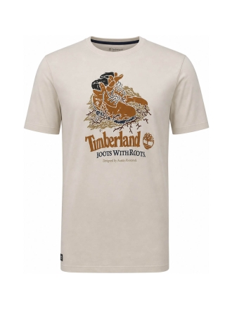 Timberland T-shirt Wit 612964
 Maat 3XL
 