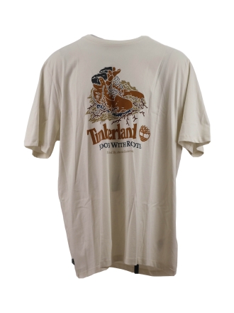 Timberland T-shirt Wit 612964
 Maat 3XL
 
