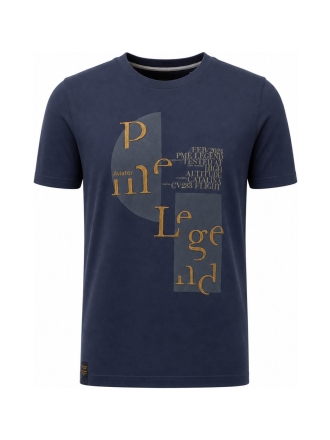 PME Legend T-shirt Blauw 613650
 Maat L
 